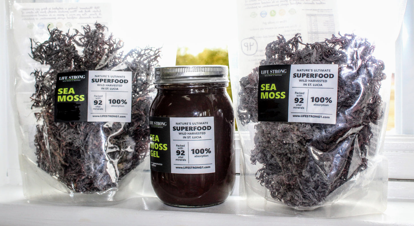 Pure Wild Harvested<br>Raw Sea Moss